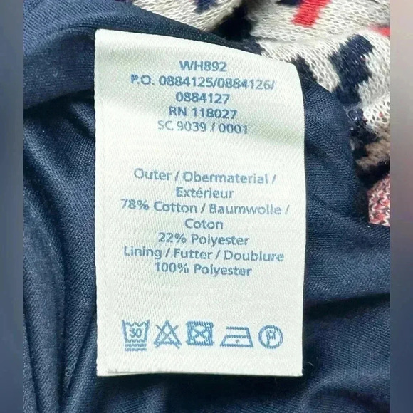 Boden Houndstooth Jacquard Blue Pink Retro Sixties Dress Size 4 - Picture 6 of 9